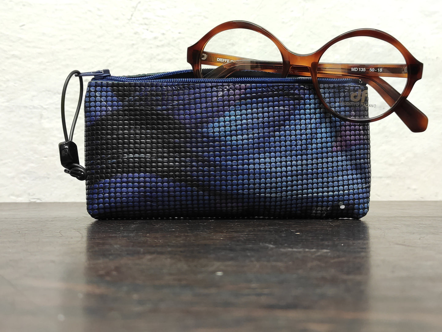 Zip Pochette IBIZA Blu - Nero